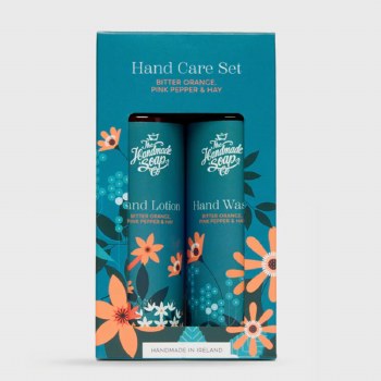 The Handmade Soap Company Gift Set Hand Wash &amp; Lotion Bitter Orange &amp; Pink Pepper