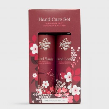 The Handmade Soap Company Gift Set Hand Wash &amp; Lotion Coriander Seed