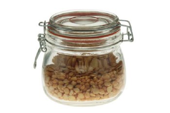 Glass Canister 0.38L 10 Cm