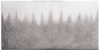 Grange Living Glitter Canvas Silver YA18