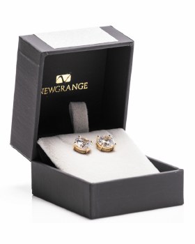 Newgrange Living Gold Large Stone Earrings