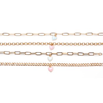Newgrange Living Jewellery Gold Stackable Bracelets Set of 4