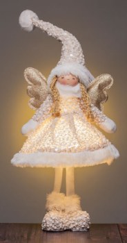 Grange Living Gold Standing Fairy Light Up
