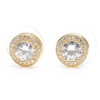 Newgrange Living Gold Stone Diamond Earrings