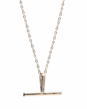 Newgrange Living Gold T Bar Pendant