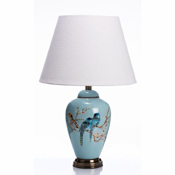 Grange Living Blue Bird Table Lamp