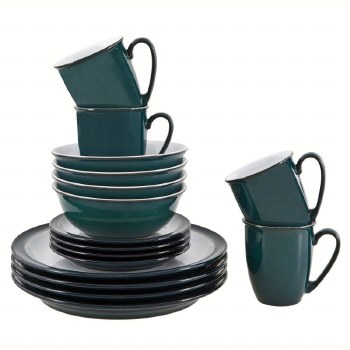 Denby Greenwich 16 Piece Boxed Set