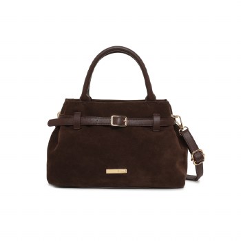Dice Handbags Halo Double Handle Grab Bag Brown