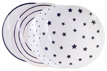 Tipperary Crystal Hampton Star Side Plates Set of 4