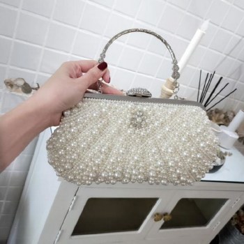 Handbag Pearl Clutch (8233)