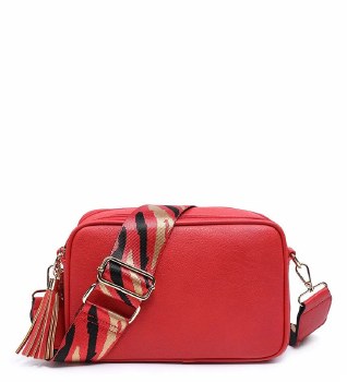 Bessie London Handbags Handbag Camera Red