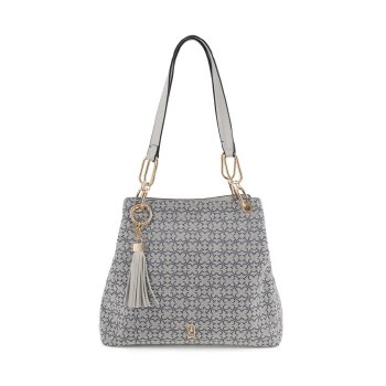 Tipperary Crystal Handbag Monogram Tote Indigo