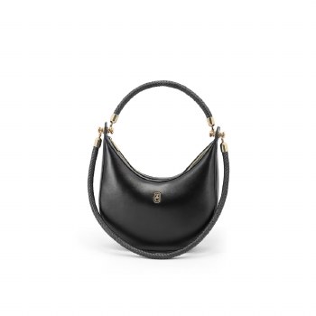 Tipperary Crystal Handbag Moon Bag Black