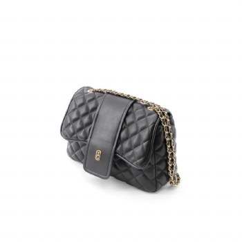 Tipperary Crystal Handbag Portofino Large Flap Black