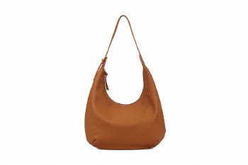 Long &amp; Son Handbag Round Slouch Bag Tan