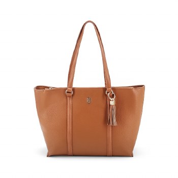 Tipperary Crystal Tipperary Crystal Handbag Tote Free for All Tan