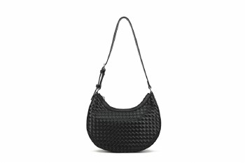 Long &amp; Son Handbag Woven Bag Black