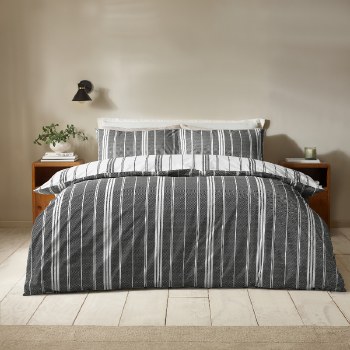 Harbour Black King Duvet Set