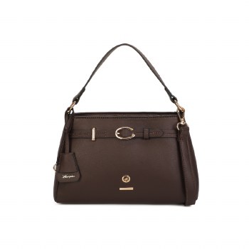 Hampton Handbags Hazel Grab Bag Brown