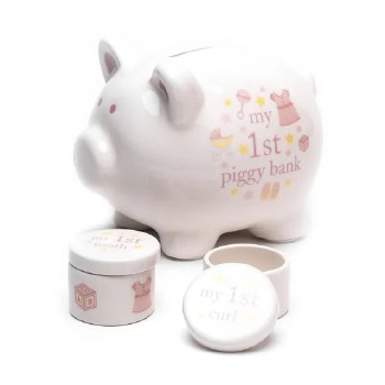 Hello Baby Piggy Bank Girl
