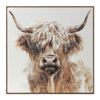 Straits Highland Cow Crystal Art 60cm