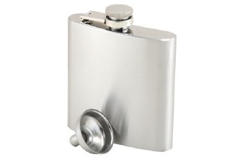Hip Flask with Funnell S/S 6oz
