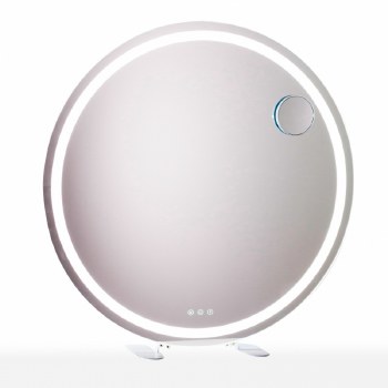 Hollywood LED Round Vanity Mirror White 73cm