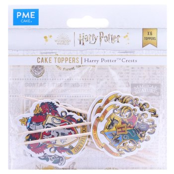 Harry Potter Cake Toppers Hogwarts Crest