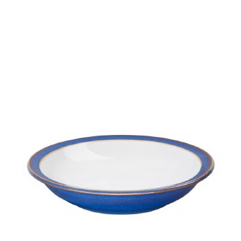 Denby Imperial Blue Rimmed Bowl