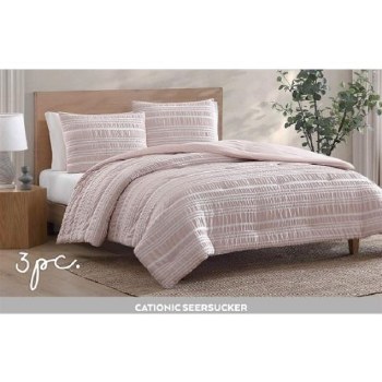 Comforter Set 3pc Isabella Pearl 
Fit Double &amp; King Size Bed