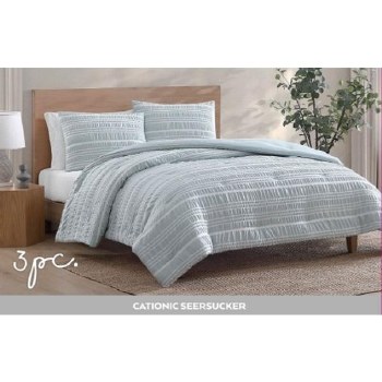 Comforter Set 3pc Isabella Sage 
Fit Double &amp; King Size Bed