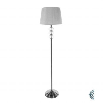 Tara Lane Jane Floor Lamp Silver 158cm