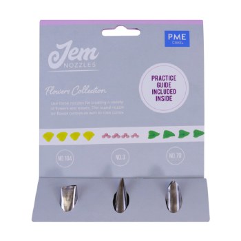 Jem Nozzle set of 3 Flower