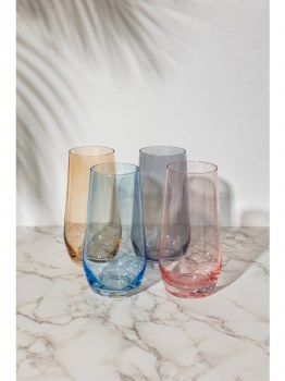 Killarney Crystal Jewel Collection Hi Ball Set of 4