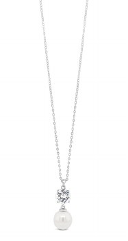 Absolute Jewellery Jewel Pendant Silver JP278SL