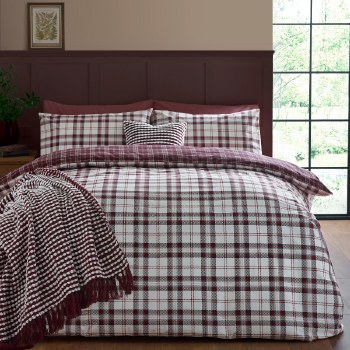 Kelso Plum Single Duvet