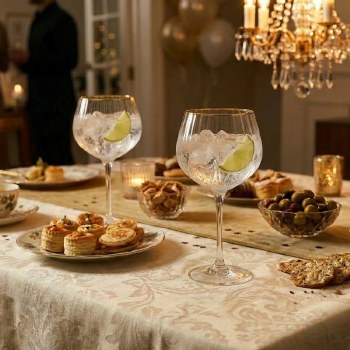 Killarney Crystal Kenmare Gin Cocktail Set of 2