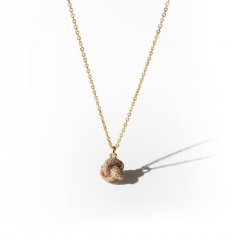Tipperary Crystal Knot Pendant Pave Gold