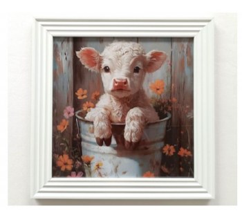 Grange Living Lamb in Steel Tub 40*40cm