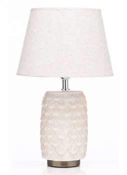 Grange Living Lamp Ceramic Cream Shell 46cm