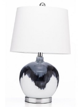 Grange Living Lamp Ceramic Two-Tone Navy