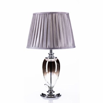 Grange Living Lamp &amp; Shade Glass Grey Shade