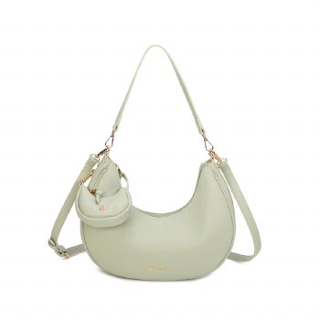 Gionni Handbags LAPIS CURVED SHOULDER BAG SAGE
