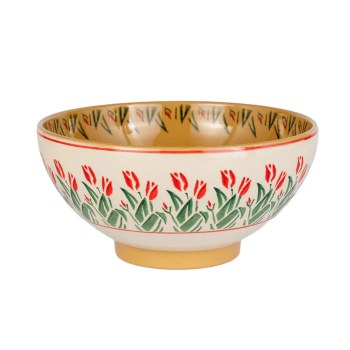 Nicholas Mosse Large Bowl Red Blooms