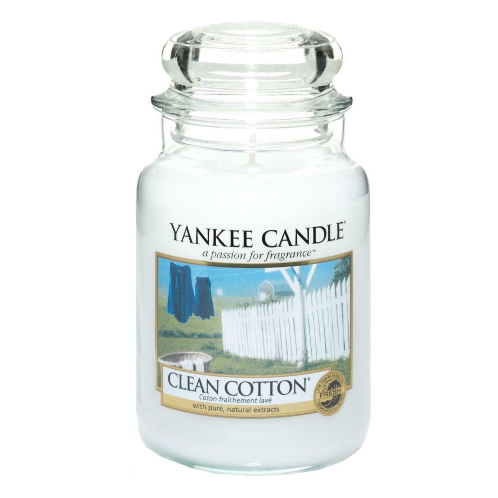 Yankee Candle Large Jar Clean Cotton - Allens of Clonmel