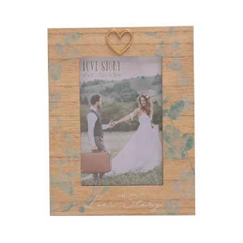 Love Story Leaf Print Frame 4*6"
