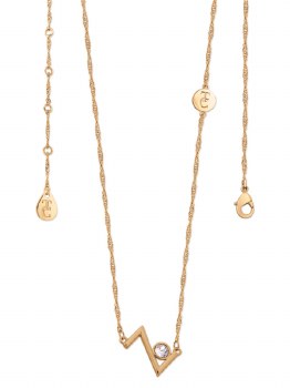 Tipperary Crystal Letter "Z" Pendant Gold