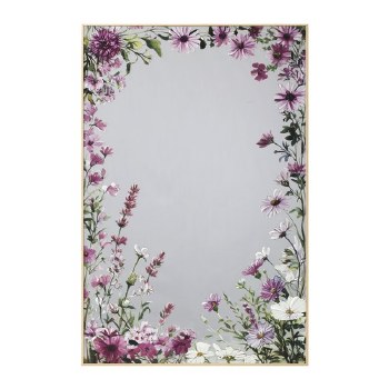 Floral Print Mirror Lilac