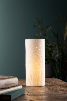 Belleek Lily of the Valley Luminaire