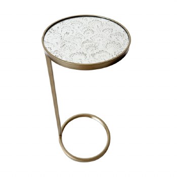 Tara Lane Lyra Champagne Side Table